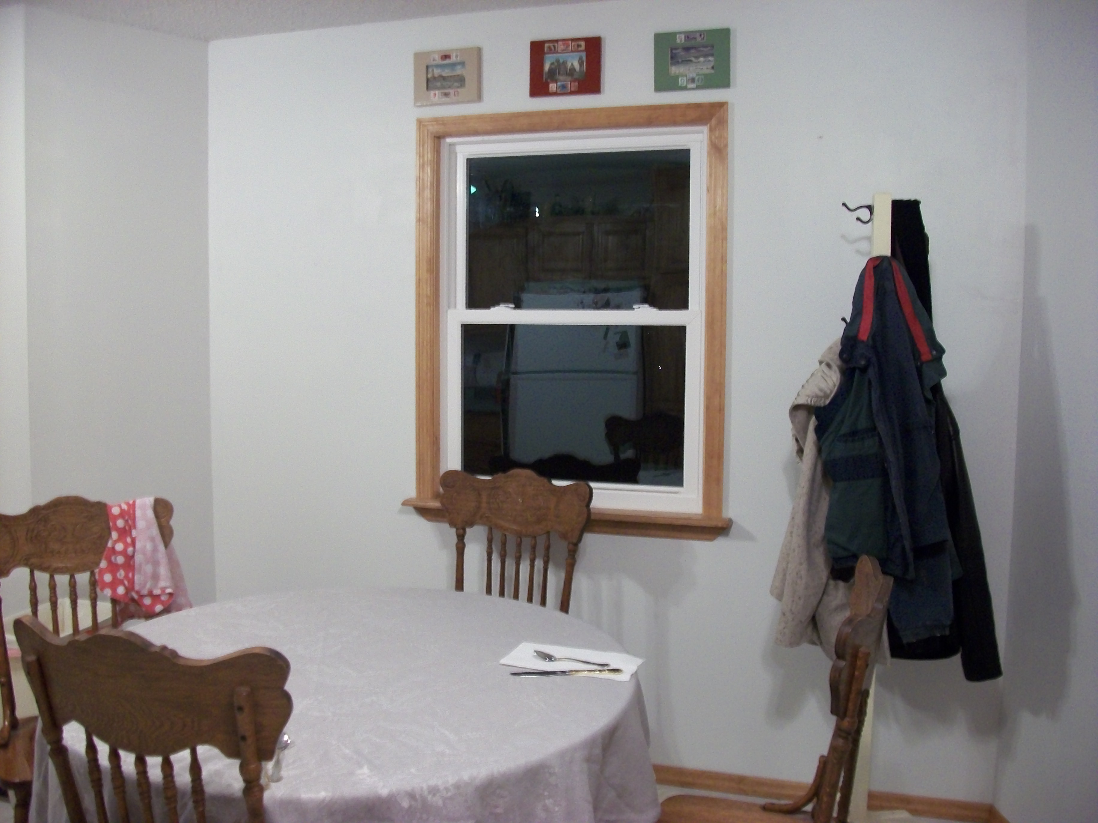 photo of kitchen cabinets made of red oak