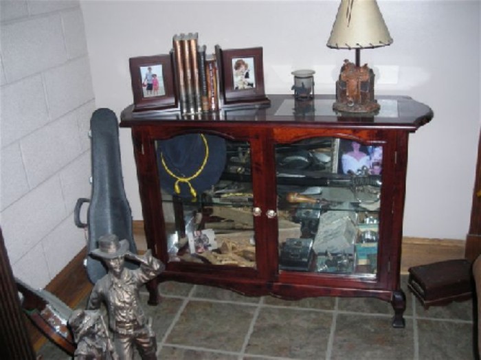 photo of a display cabinet