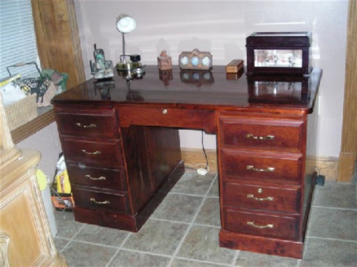 photo of a desk