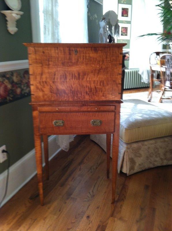 Tiger Maple sugar chest